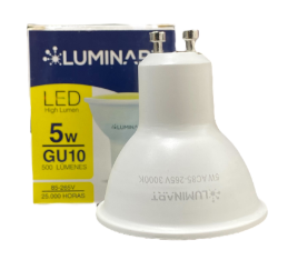 [01-01-1086] FOCO LED 5W 500LM 3.000°K  IP20 85-265V GU10