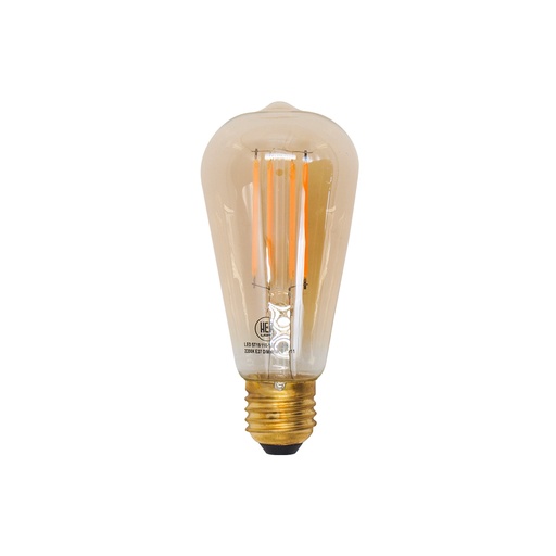 [W-ST19VTG] BOMBILLO LED 7.5W E27 110V 2.200K VINTAGE DIMERIZABLE ST19
