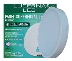 [624 S ML] PANEL LED 24W REDONDO SUPERFICIAL 85-277V IP40 6500°K 2400LM 8"