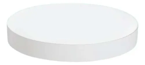 [S-606B-M] PLAFON DEC. IP20 32 W Ø400 X 70 MM  DIMMER BLANCO C/CONTROL LUCERNA