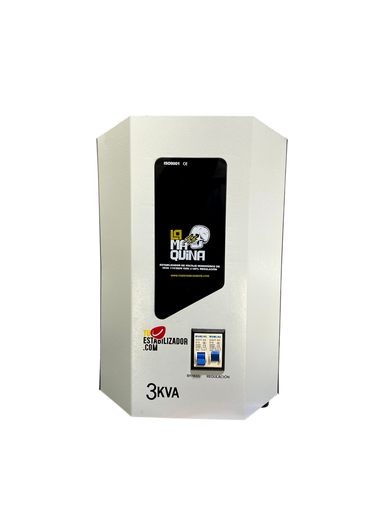 [EV3KVA] ESTABILIZADOR DE VOLTAJE MONOFASICO DE 3 KVA 110/220 VAC CON +/- 25% REGULACION 