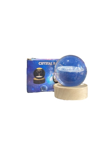 [LD-1655] LAMPARA DE CRISTAL LED CON LUMINOSIDAD DE PLANETAS 
