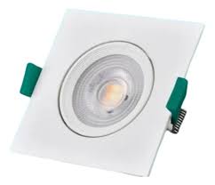 [307C-3TONE] PANEL LED 7W CUADRADO EMPOTRABLE DIRIGIBLE 100-240V 3TONO (3K, 4K Y 6.5K) 560LM