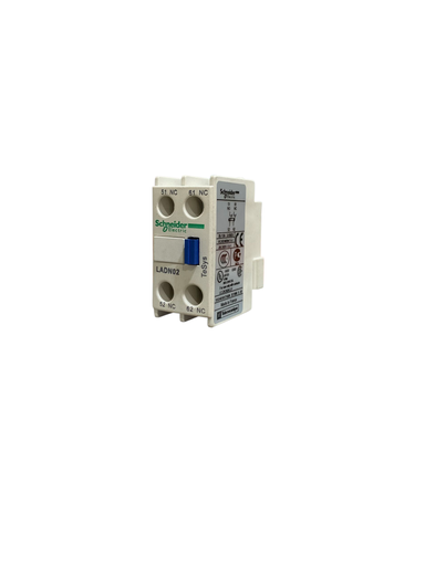 [LADN02] BLOQUE DE CONTACTO AUXILIAR FRONTAL 2NC P/CONTACTORES LC1D, LC1F Y REDES DE CONTROL CAD CAPACIDAD 10A/690V