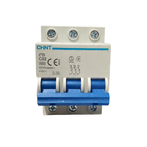 [EB-3-C32] MINI BREAKER 3X32A 4.5KACC CURVA C 110/400V 50/60HZ
