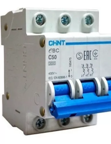 [EB-3-C25] MINI BREAKER 3X25A 4.5KACC CURVA C 110/400V 50/60HZ