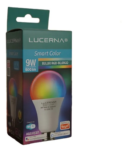 [9W RGBW SMART] BOMBILLO LED 9W BULBO RGB+WIFI TUYA APP SMART LUCERNA