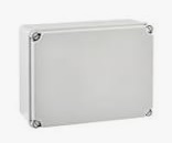 [EL231] CAJA DE PASO/DERIVACION LISA PLASTICA 185x246x100 mm BLANCA SUPERFICIAL
