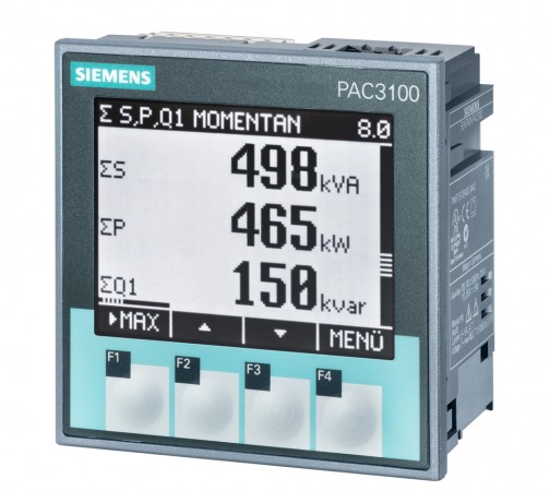 [7KM3133-0BA00-3AA0] MEDIDOR MULTIFUNCIONAL PAC3100, LCD, L-L: 480 V, L-N: 277 V, 3 FASES, MODBUS RTU, CLASE 1
SEGUN IEC61557-12, ALIMENTACION AC/DC