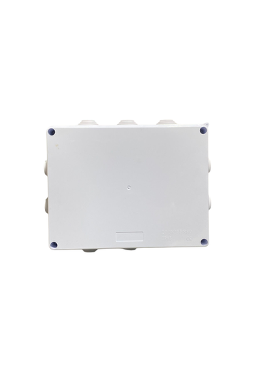[CAJ0208] CAJA DE DERIVACION PLASTICA 200X155X80mm (7,9X6X3") PVC PREPONCHADO IP65