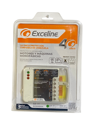 [GSM-M120B] PROTECTOR DE VOLTAJE 1Ø 120 V P/MOTORES Y MAQUINAS MONOFASICAS