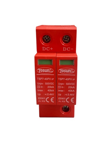 [TSP7 2P DCL+N] SUPRESOR DE PICO 2 POLO L+N DC 40kA